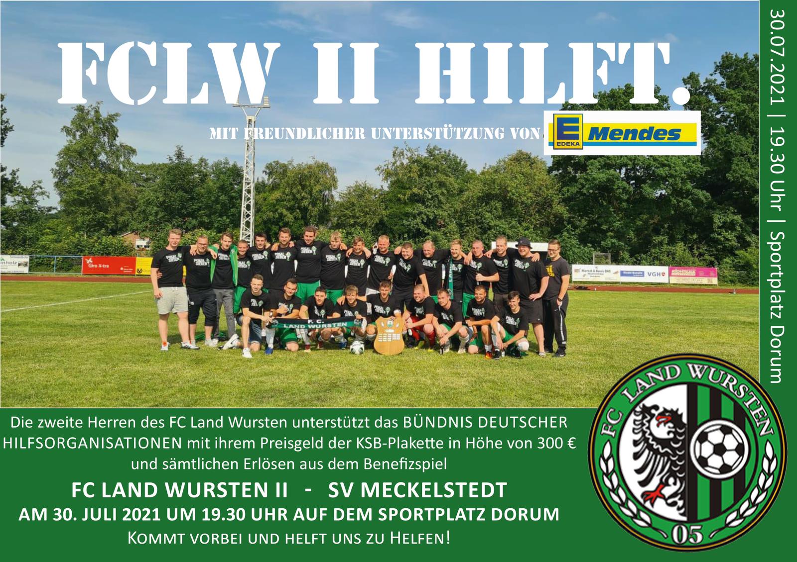 Mehr über den Artikel erfahren 2. Herren spendet und spielt für den guten Zweck
