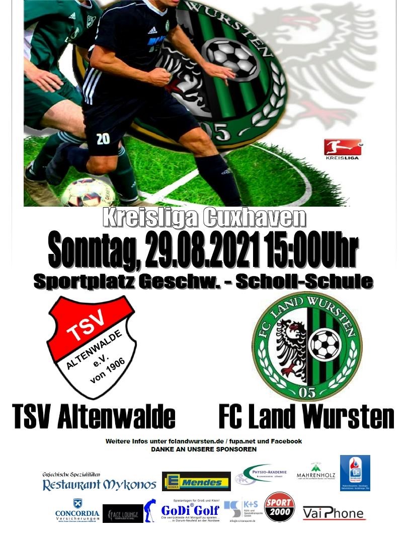 You are currently viewing 3. Spieltag: TSV Altenwalde – FC Land Wursten