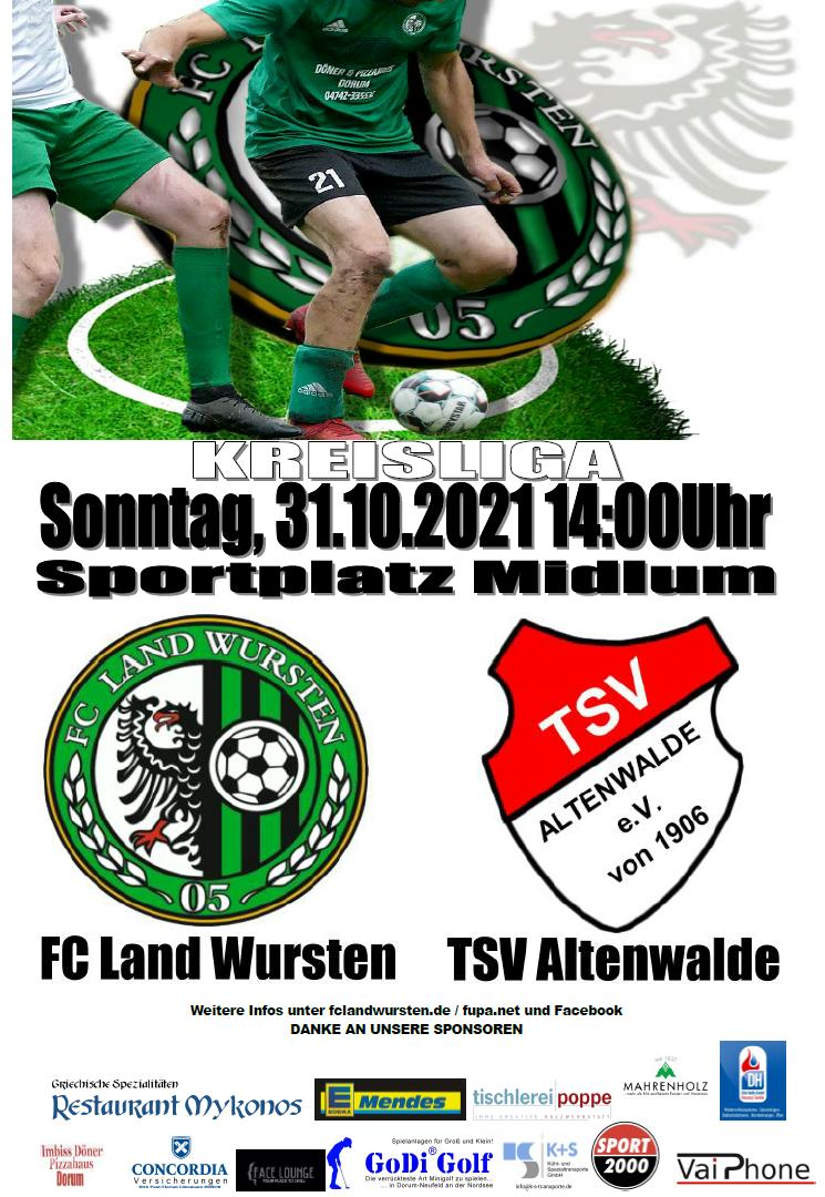 Read more about the article 12. Spieltag: FC Land Wursten – TSV Altenwalde