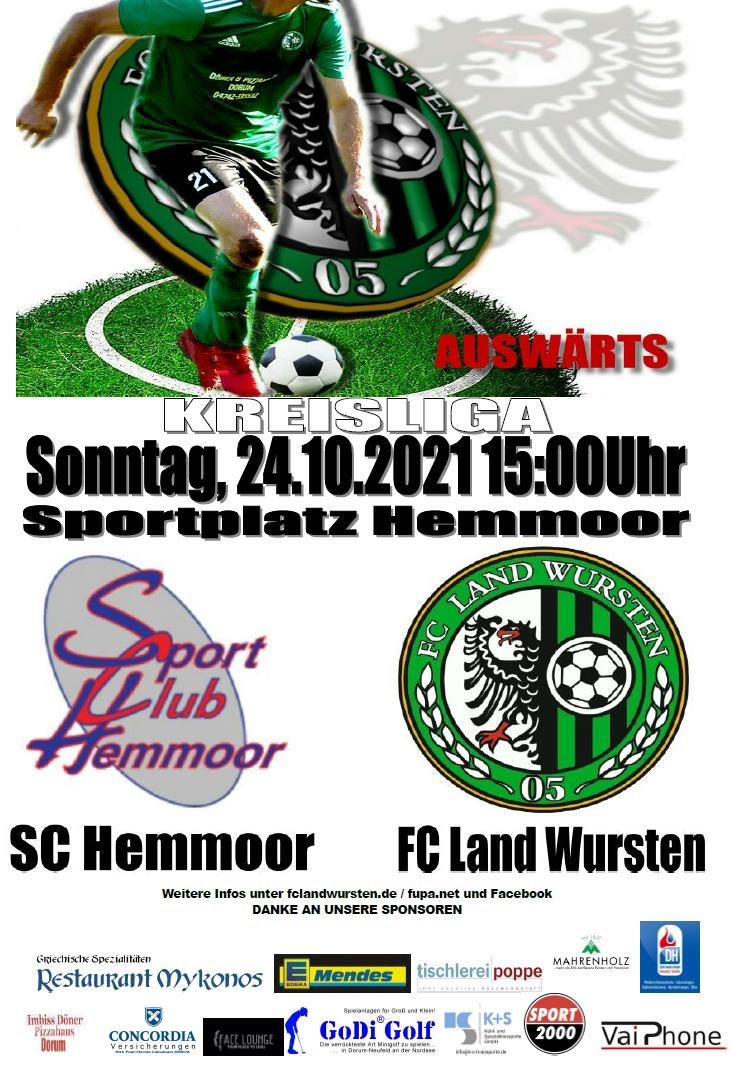 Read more about the article 11. Spieltag: SC Hemmoor – FC Land Wursten