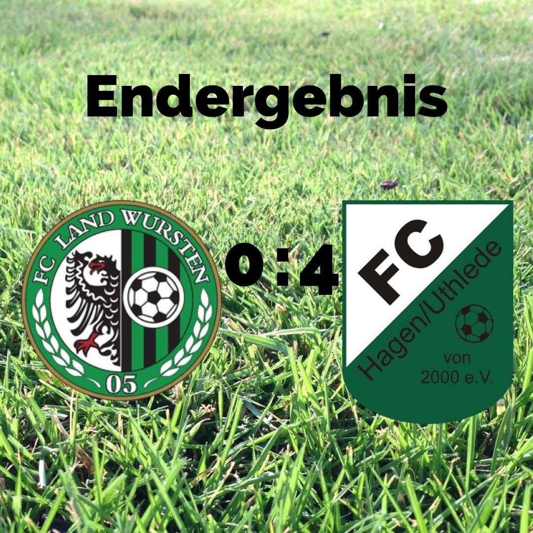 You are currently viewing 14. Spieltag: FC Land Wursten – FC Hagen/Uthlede II 0:4