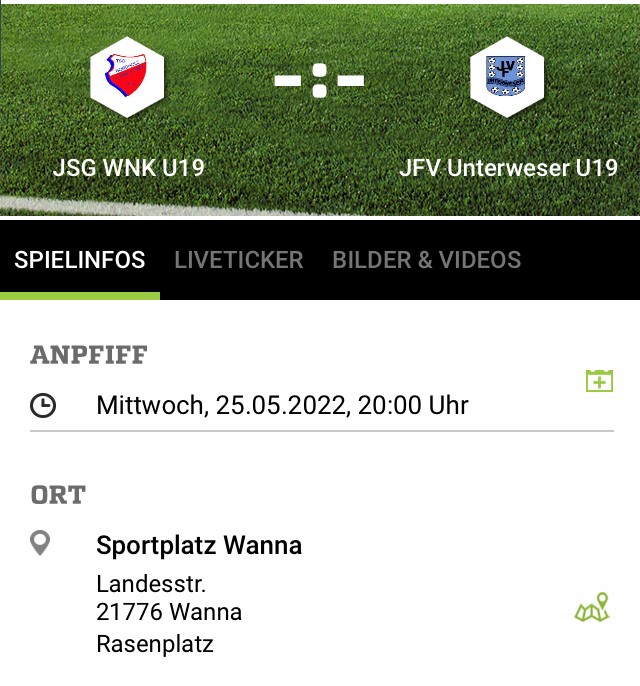 You are currently viewing Spielverlegung U19-Kreispokal-Finale