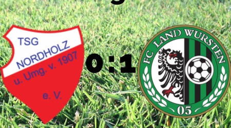 8. Spieltag (Abstiegsrunde): TSG Nordholz – FC Land Wursten 0:1