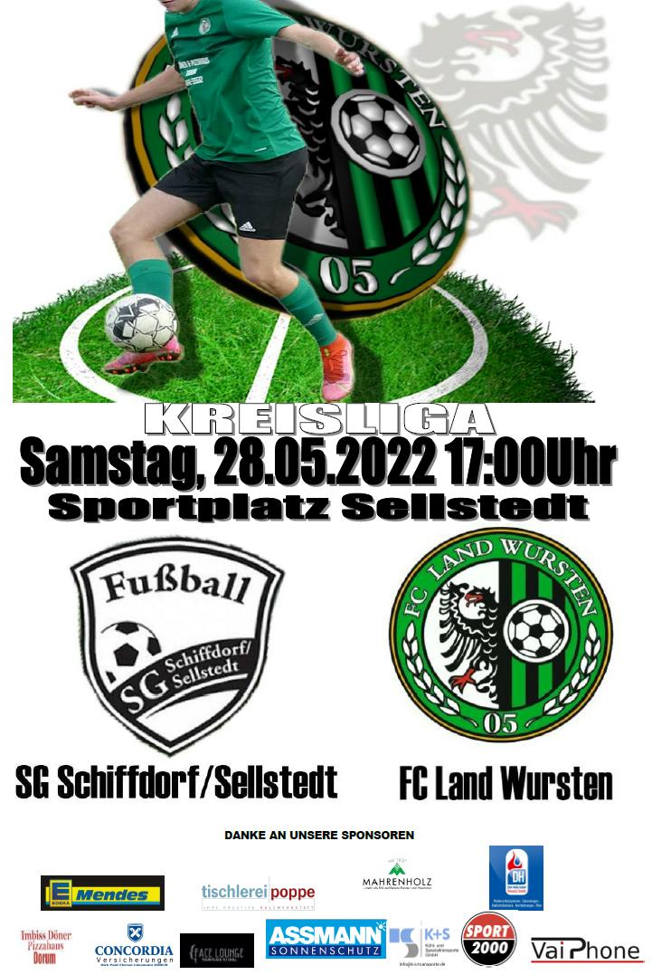 You are currently viewing 10. Spieltag (Abstiegsrunde): SG Schiffdorf/Sellstedt – FC Land Wursten 