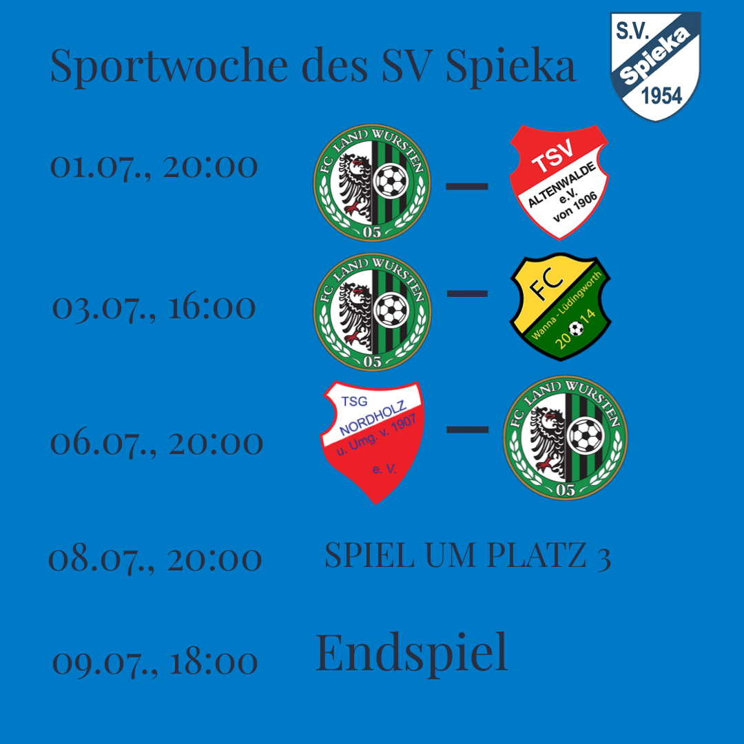 Read more about the article 1. Herren bei der Sportwoche in Spieka