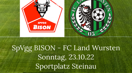 12. Spieltag: SpVgg BISON – FC Land Wursten