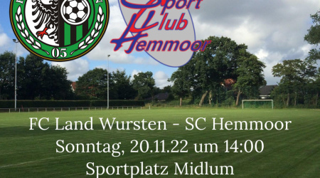 16. Spieltag: FC Land Wursten – SC Hemmoor