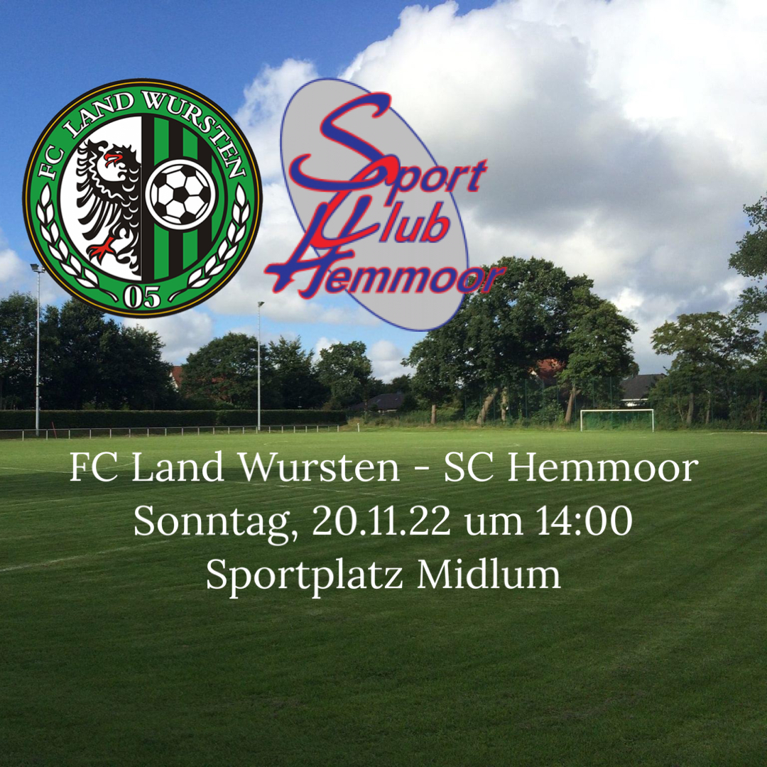 You are currently viewing 16. Spieltag: FC Land Wursten – SC Hemmoor