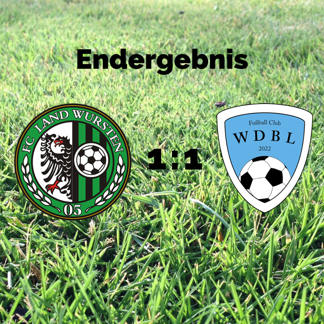 Read more about the article 29. Spieltag: FC Land Wursten – FC WDBL 1:1