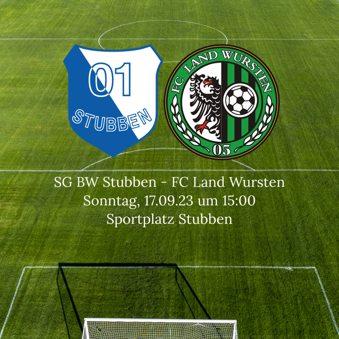You are currently viewing 7. Spieltag: SG BW Stubben – FC Land Wursten