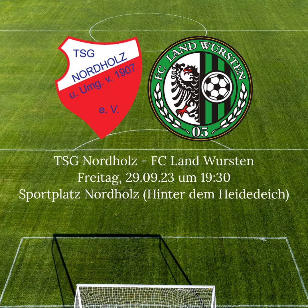 Read more about the article 9. Spieltag: TSG Nordholz – FC Land Wursten 1:1