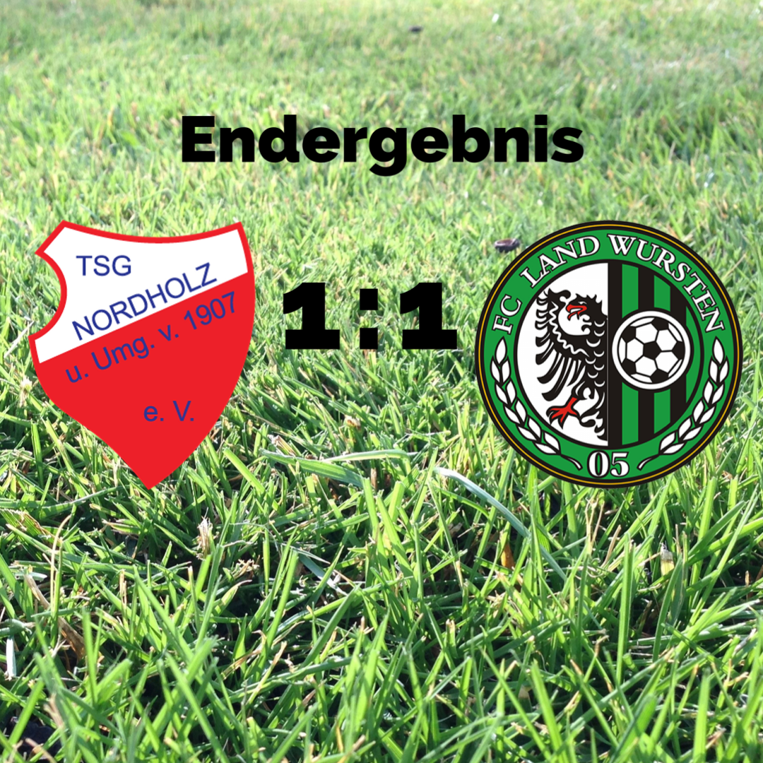 Read more about the article 9. Spieltag: TSG Nordholz – FC Land Wursten 1:1