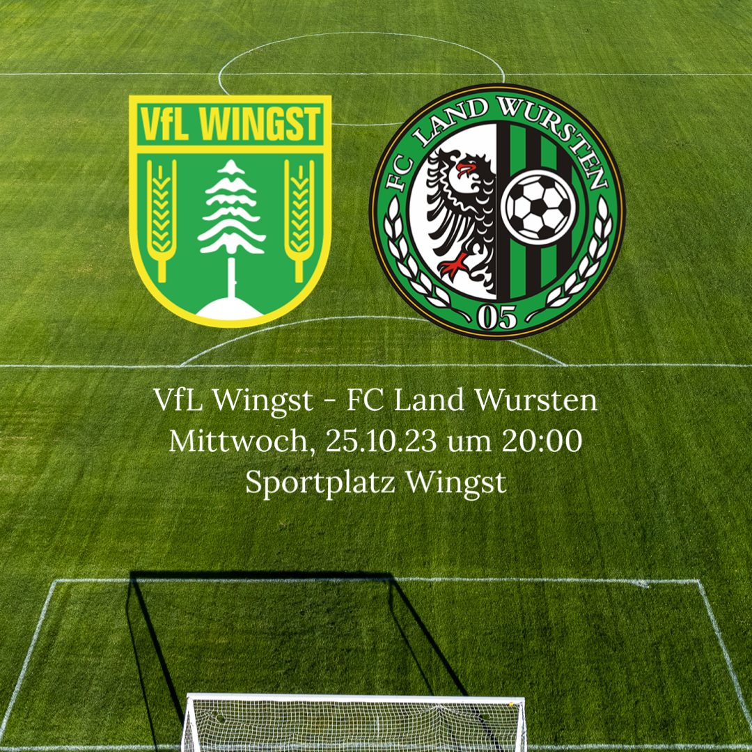 You are currently viewing 13. Spieltag: FC Land Wursten – VfL Wingst