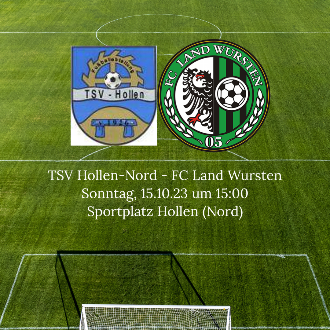 You are currently viewing 11. Spieltag: TSV Hollen-Nord – FC Land Wursten