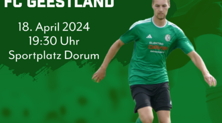 18. Spieltag (Nachholspiel): FC Land Wursten – FC Geestland