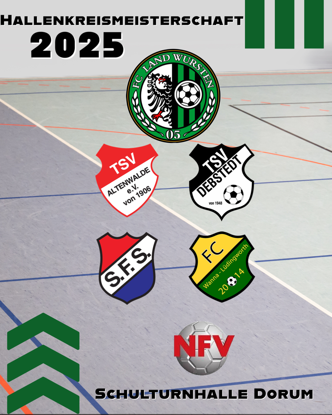 Mehr über den Artikel erfahren 1. Herren spielt am Sonntag um die Hallenkreismeisterschaft