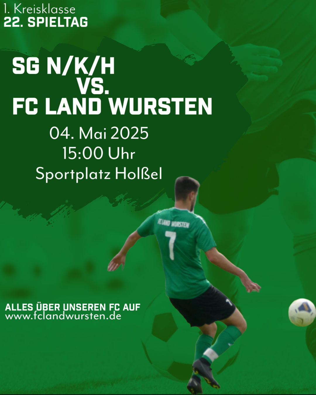Du betrachtest gerade 22. Spieltag: SG N/K/H – FC Land Wursten