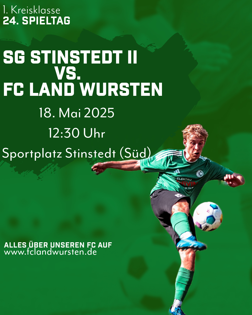Du betrachtest gerade 24. Spieltag: SG Stinstedt II – FC Land Wursten