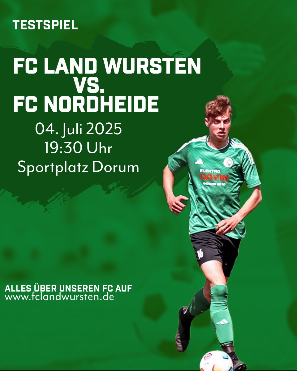 Du betrachtest gerade Testspiel: FC Land Wursten – FC Nordheide