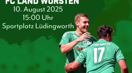 1. Spieltag: FC Wanna/Lüdingworth – FC Land Wursten