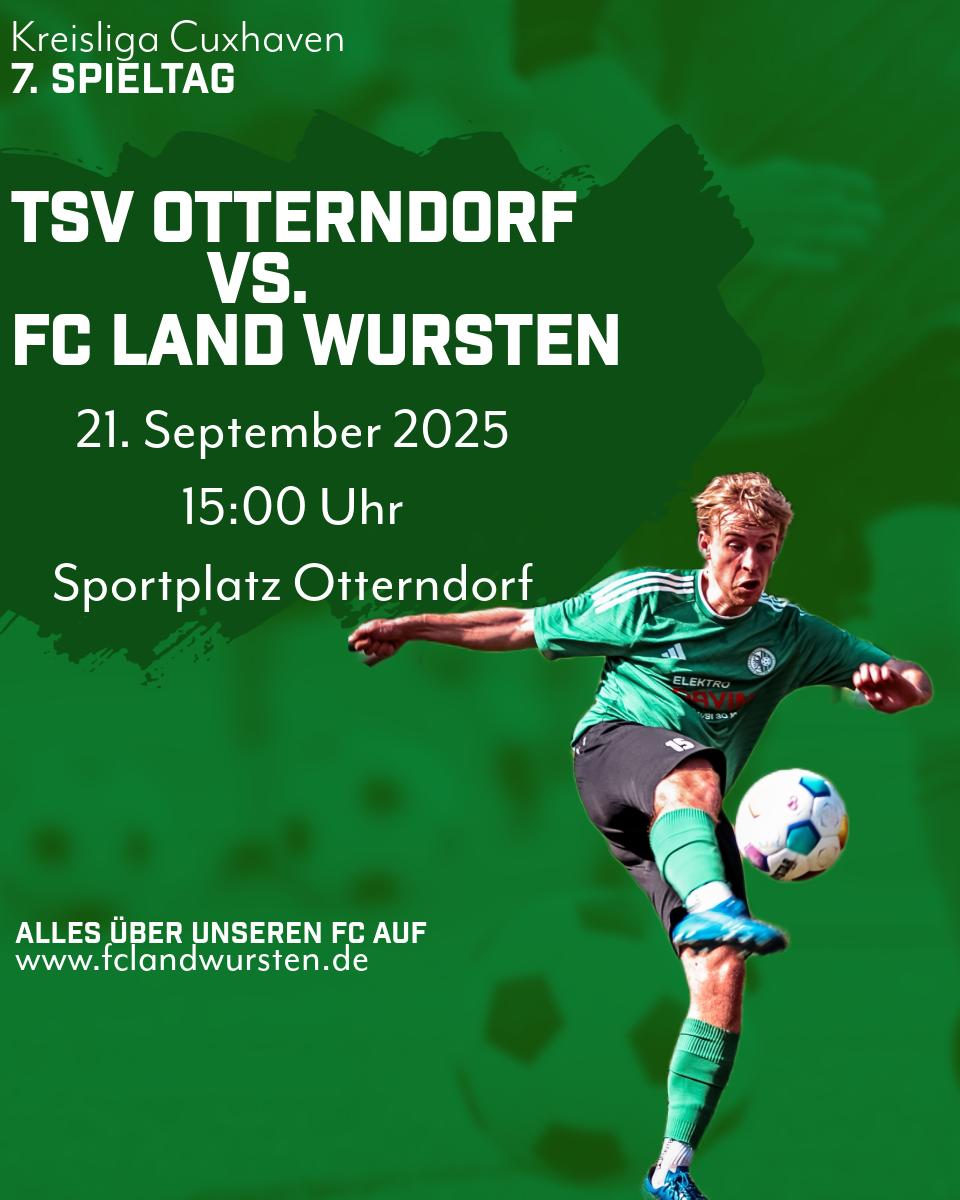 Du betrachtest gerade 7. Spieltag: TSV Otterndorf – FC Land Wursten