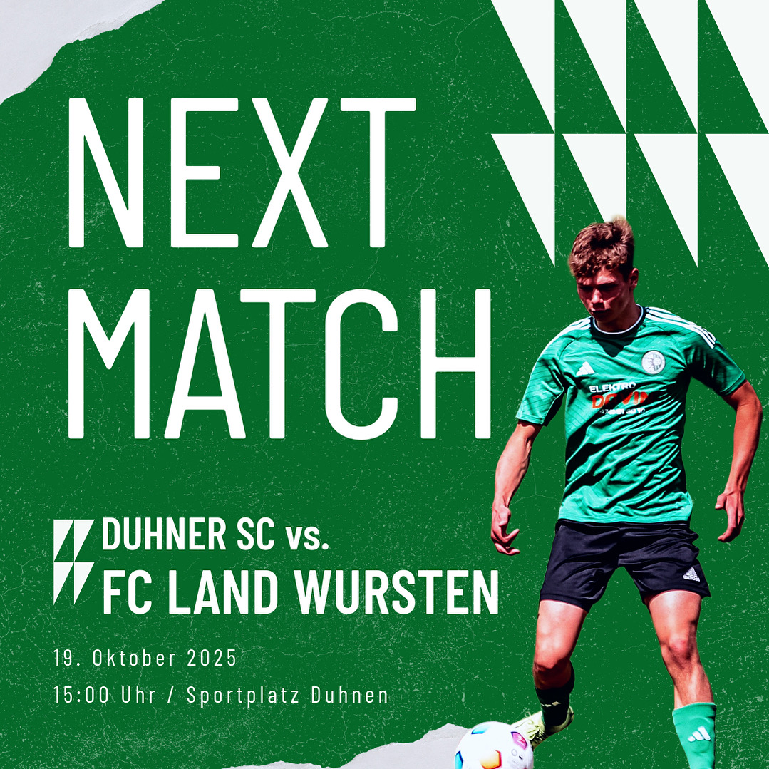 Du betrachtest gerade 11. Spieltag: Duhner SC – FC Land Wursten