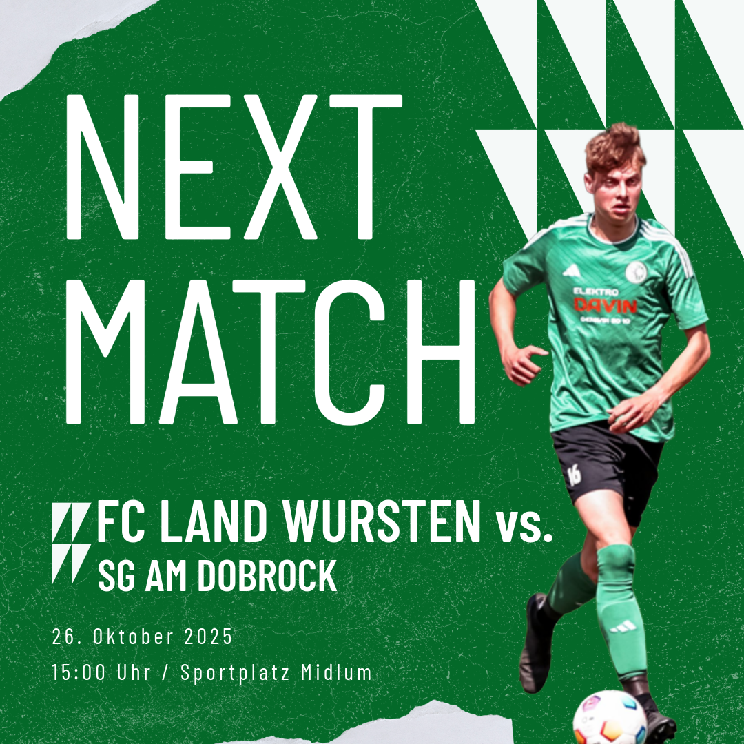Du betrachtest gerade 12. Spieltag: FC Land Wursten – SG Am Dobrock 
