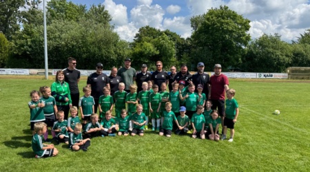 Bambini-Match bei der Wremer Sportwoche